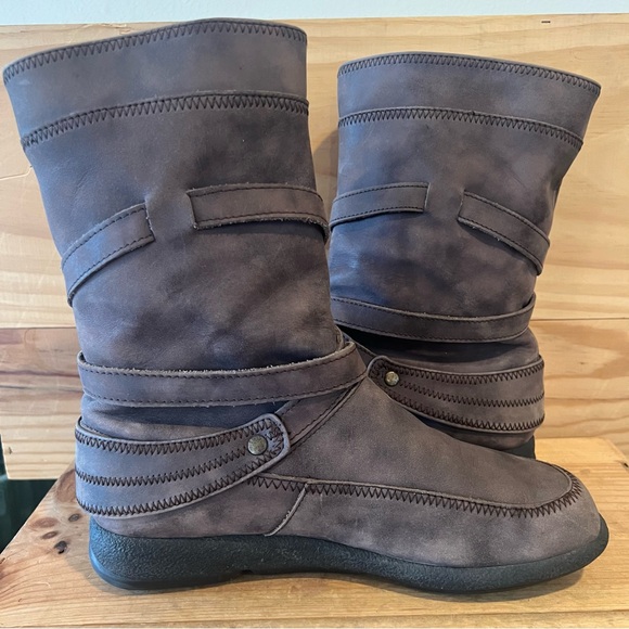 Dansko Mid-calf Moto Boots in Brown Leather size 38 - Picture 5 of 12